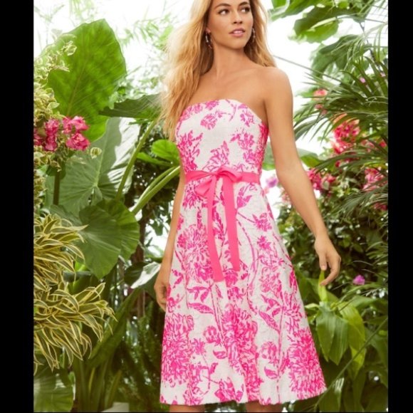 Lilly Pulitzer Dresses & Skirts - Lilly Pultizer Sienna Strapless Dress 00